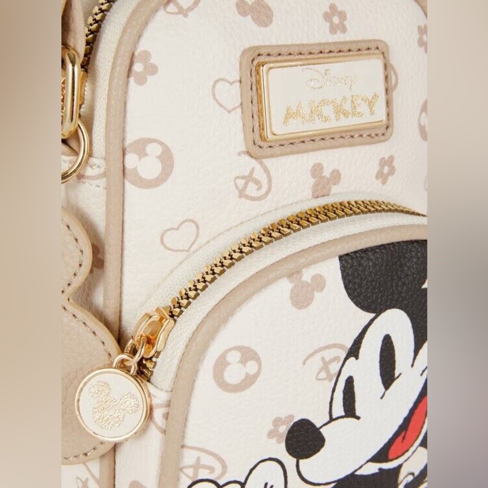 🆕 Primark Disney Mickey Mouse Crossbody Phone Holder Bag - Picture 2 of 10
